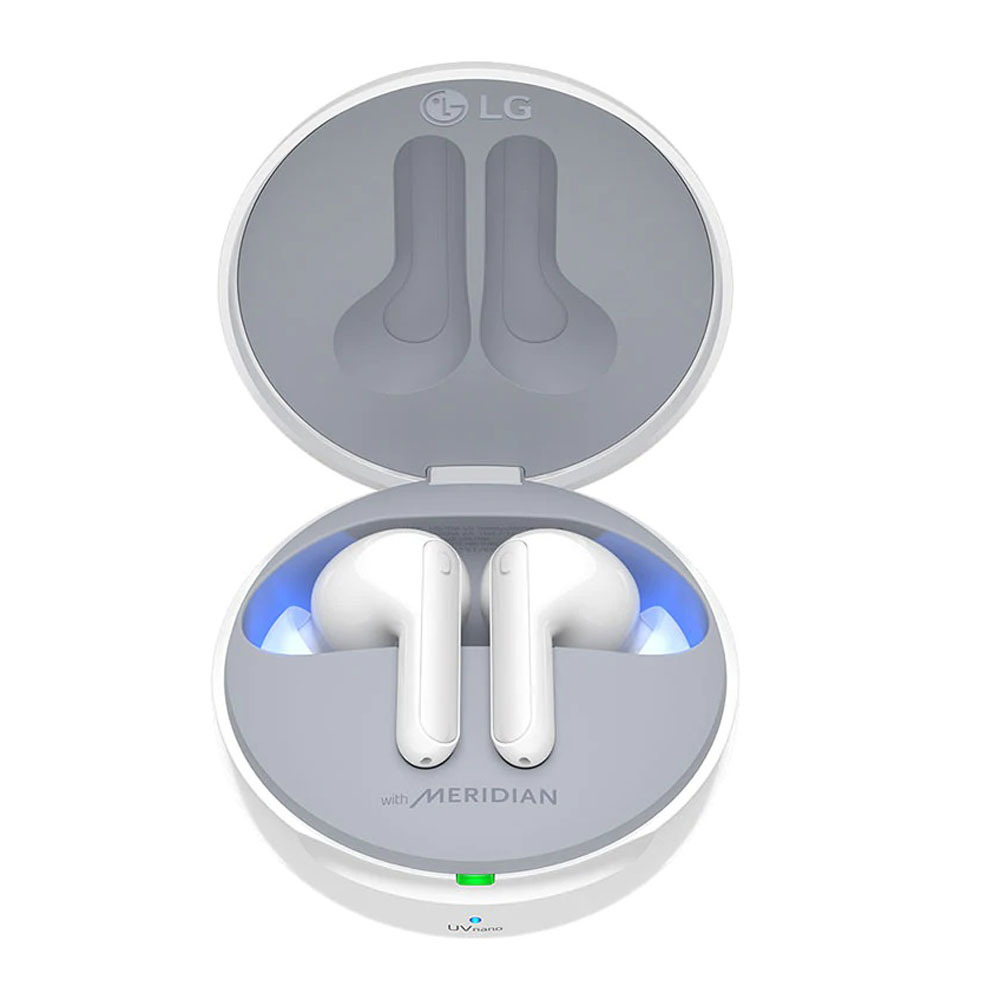 LG HBS-FN7 Wireless Earbuds, White, 99 % Bacteria Free, IPX4 Water ...